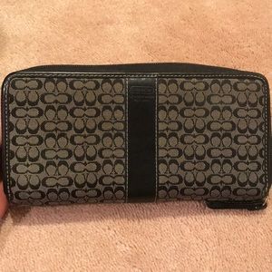 Retro coach wallet